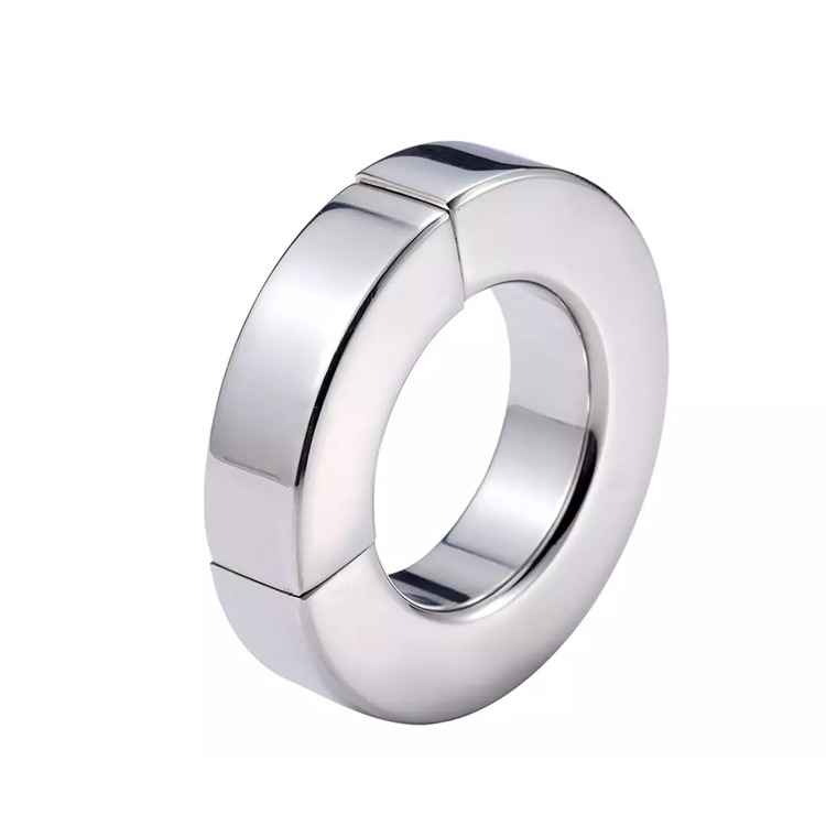 九九金剛屌環 不銹鋼磁吸睪丸負重環 BALL STRETCHER MAGNETIC BALL RING 陰囊環-規格圖1