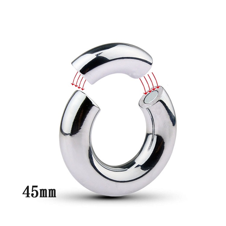 大種馬 不銹鋼磁釦屌環 ROOSTER MAGNETIZE COCK RING 磁吸設計 簡單配戴 讓你秒變大種馬-規格圖2