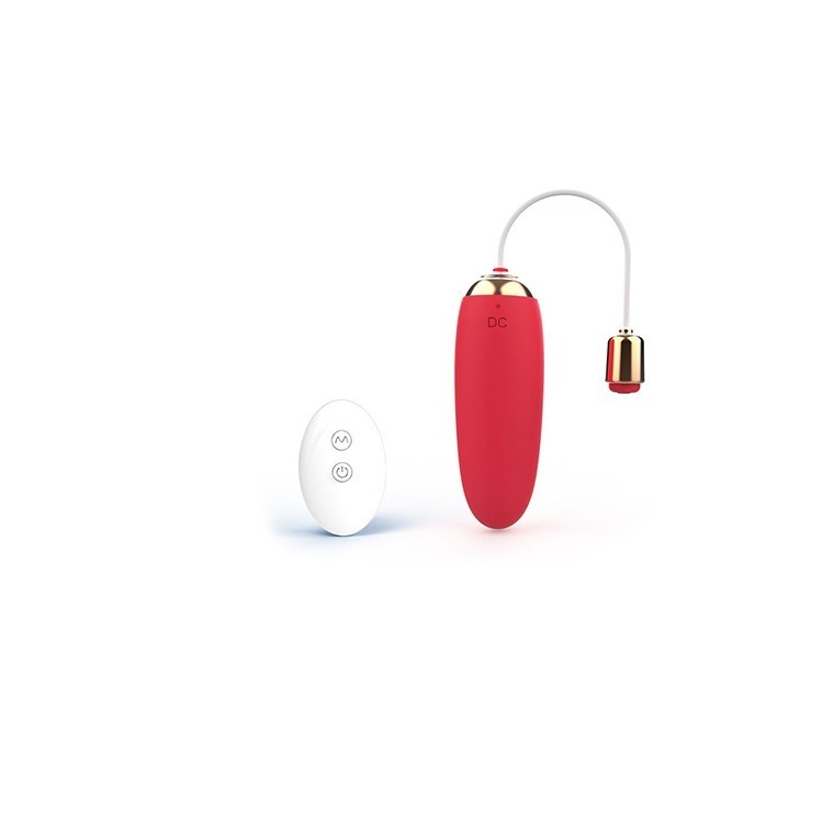 玫瑰紅10段模式矽膠包覆無線跳蛋 ROSE PINK RECHARABLE EGG 零距離酥麻調教-規格圖2