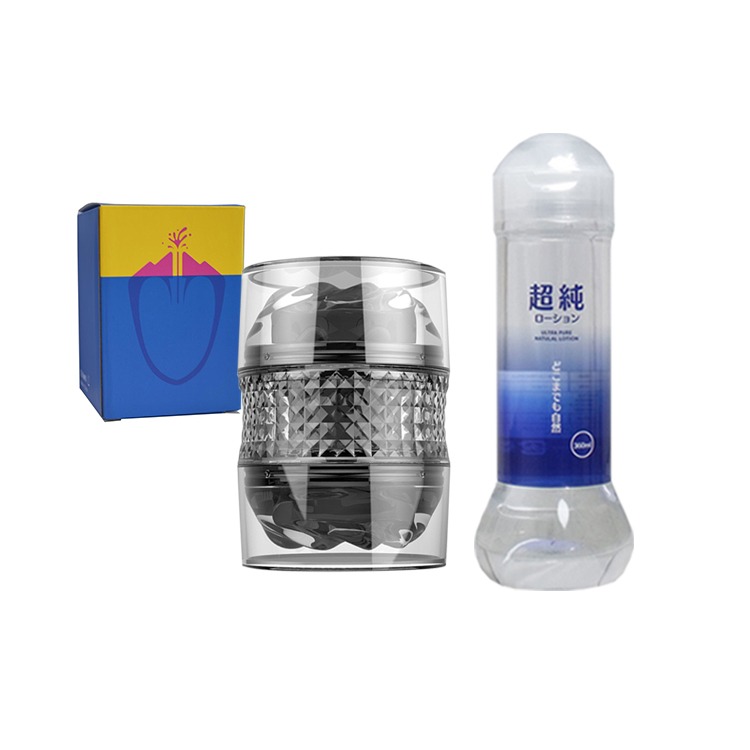 水莖杯貫通式自慰器 CRYSTALSHOT MASTURBATOR 享受精液如噴泉噴射的快感 攜帶便利隨興享受 飛機杯-規格圖2