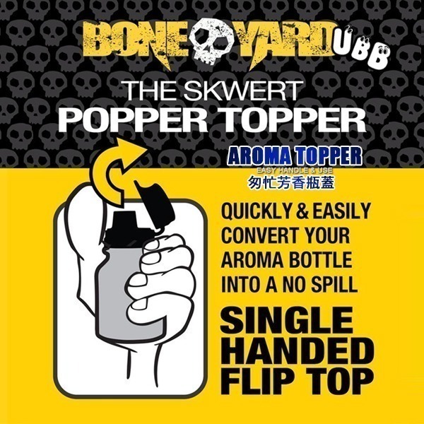 美國 BONEYARD 匆忙芳香瓶蓋 AROMA TOPPER 單手操作開或關 避免與溶劑接觸腐蝕肌膚-細節圖5