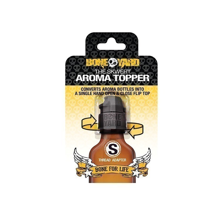 美國 BONEYARD 匆忙芳香瓶蓋 AROMA TOPPER 單手操作開或關 避免與溶劑接觸腐蝕肌膚-規格圖1