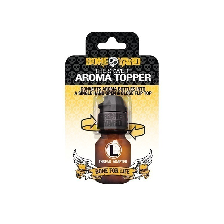 美國 BONEYARD 匆忙芳香瓶蓋 AROMA TOPPER 單手操作開或關 避免與溶劑接觸腐蝕肌膚-規格圖2