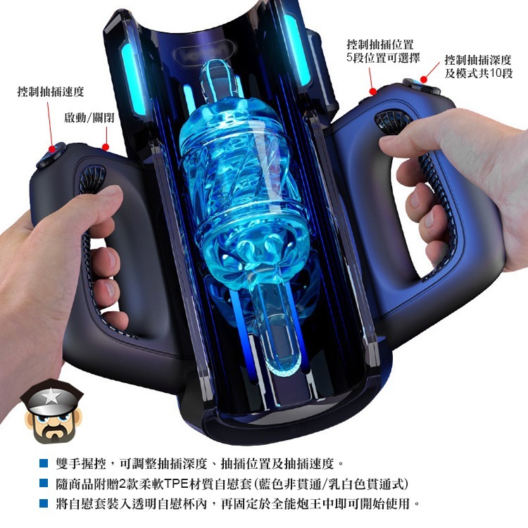 雷霆全能炮王 PRO THRUSTING 隨意調整抽插速度/位置/深淺及模式 FLESHLIGHT-細節圖4