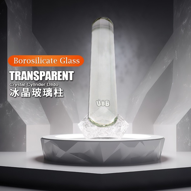 冰晶玻璃圓柱 CRYSTAL CYLINDER DILD 玻璃棒 自慰棒 水晶自慰棒 陽具假屌 肛塞-細節圖5