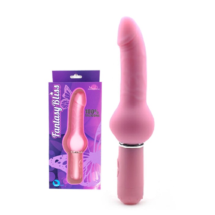 粉紅奇蹟 10段震動矽膠陽具 MIRACLE PINK 10-SPEED MODE DILDO 震動陽具 姊夫-細節圖2