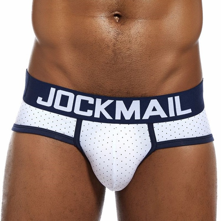 JOCKMAIL 性感波點低腰透氣三角褲 JM 322 LOW RISE BRIEF 舒適版型 便宜好穿 高CP值內褲-細節圖6