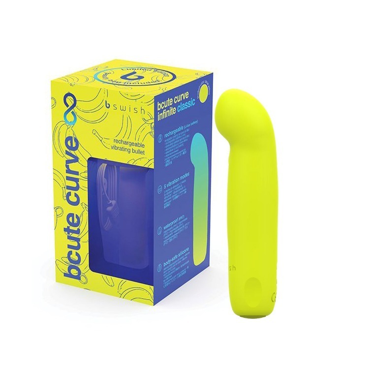 美國 BSWISH 潮G點 子彈情人 G-SPOT BCUTE CURVE CLASSIC JE JOUE G點按摩-規格圖4