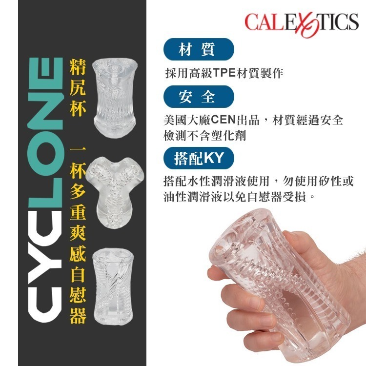 美國 CEN 精尻杯 一杯多重爽感自慰器 CYCLONE STROKER 一杯抵多杯 飛機杯 一杯多享受 貫通自慰器-細節圖4