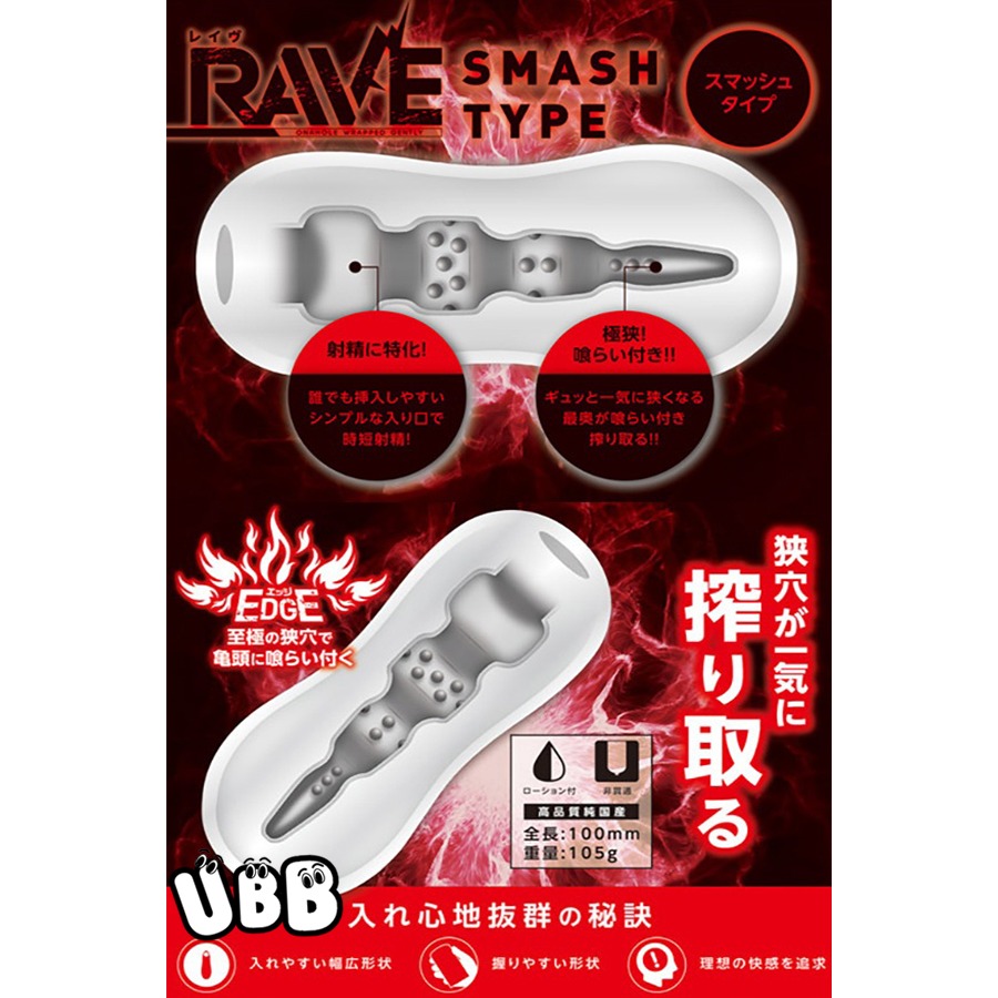 日本 A-ONE 狂歡派對 肉厚強吮自慰套 RAVE CLEAR MASTURBATION 打手槍 飛機杯-細節圖7