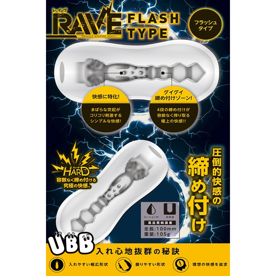 日本 A-ONE 狂歡派對 肉厚強吮自慰套 RAVE CLEAR MASTURBATION 打手槍 飛機杯-細節圖8