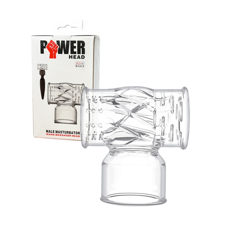 百樂 BAILE 情慾按摩棒自衛轉接頭 POWER HEAD WAND MASSAGER ATTACHMENT 轉接頭-規格圖1