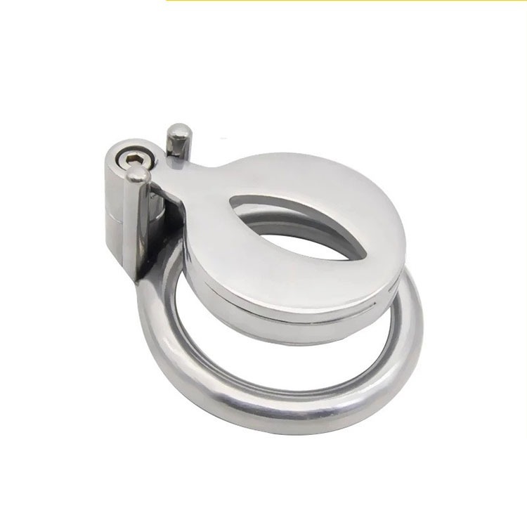 性愛禁錮不鏽鋼平板鎖 STAINLESS STEES OF COCK CAGE 喪失性歡愉 學會身心完全效忠-規格圖1
