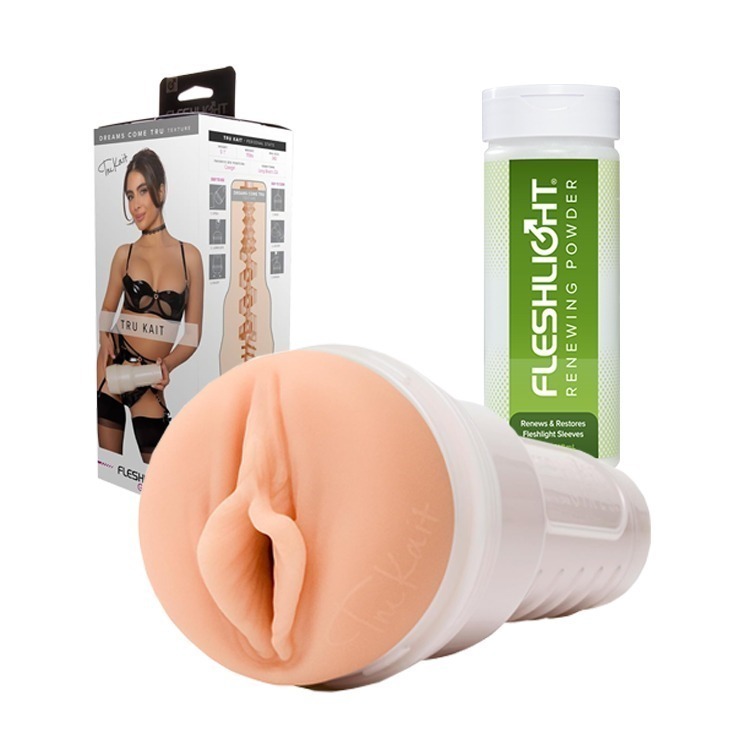 美國 FLESHLIGHT GIRLS 美陰俱樂部 楚 凱特 美陰自慰器 TRU KAIT手電筒飛機杯 名器 AV女優-規格圖2