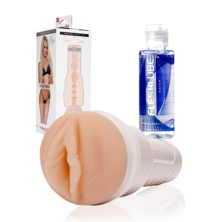 美國 FLESHLIGHT GIRLS 美陰俱樂部 愛爾莎 珍 美陰自慰器 ELSA JEAN TASTY 飛機杯-規格圖3