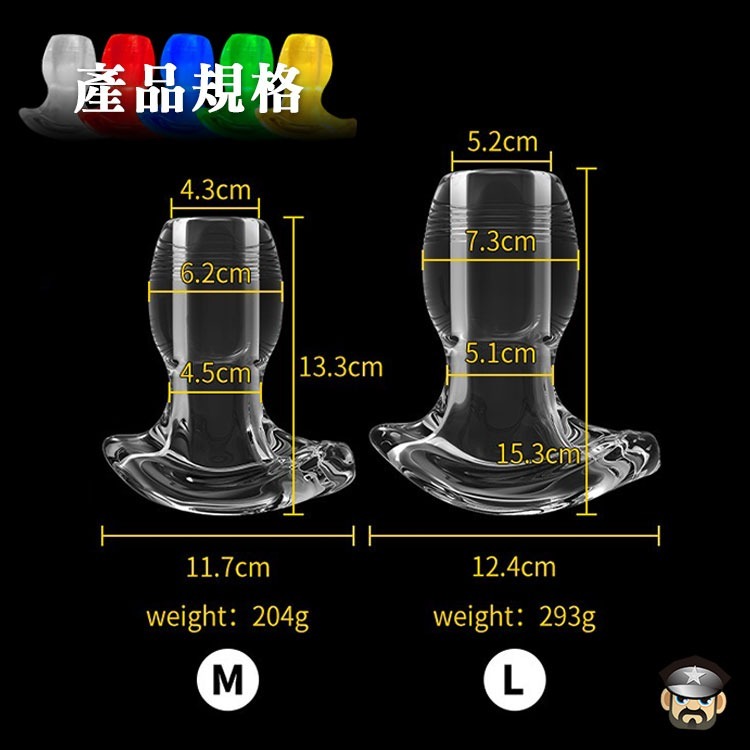 螢穴隧道肛塞 GLOWHOLE FUCKPLUG 讓你一窺騷淫穴裡的神祕領域 多種玩法-細節圖3