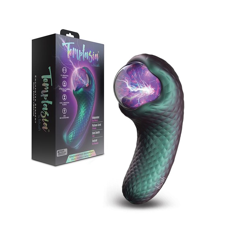 美國 BN 魔動靈蛇多頻按摩棒 等離子電漿靈珠+10段超強震撼 ENCHANTED SERPENT 紓壓魔力球-細節圖2