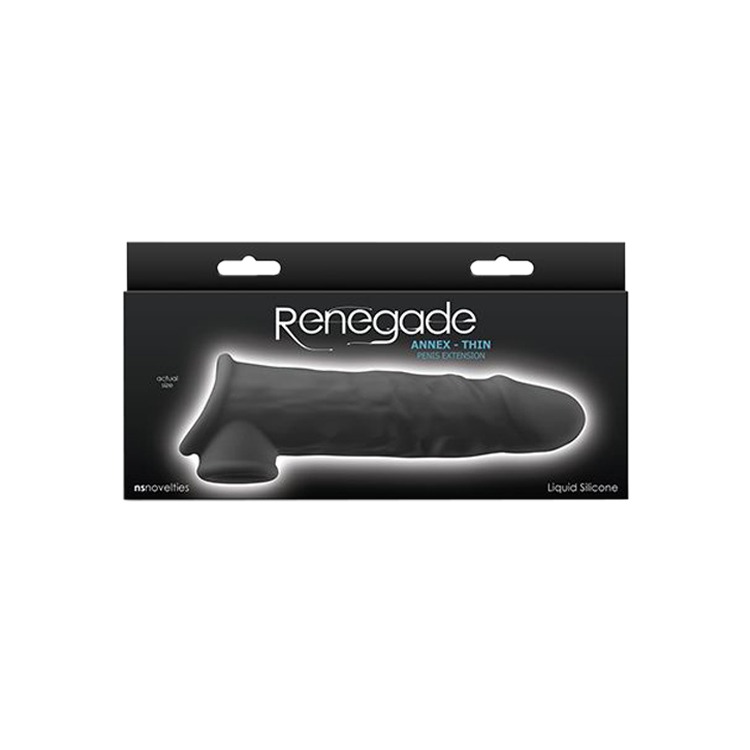 美國 NS NOVELTIES 安尼克斯 液態矽膠加長加粗套 RENEGADE ANNEX SHEATH 屌套 老二套-規格圖1