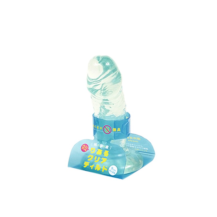 日本 PxPxP 純日本國生產無臭 豐腴肉感冰晶逼真陽具 PLEASING CURVED DILDO 假屌 老二 Q彈-規格圖1