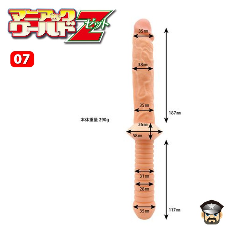 日本 KISS-ME-LOVE 極品猛男 青筋擬真陽具握把 Z07/Z08 MACHO REALISTIC DILDO-細節圖4