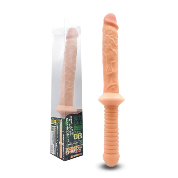日本 KISS-ME-LOVE 極品猛男 青筋擬真陽具握把 Z07/Z08 MACHO REALISTIC DILDO-規格圖2
