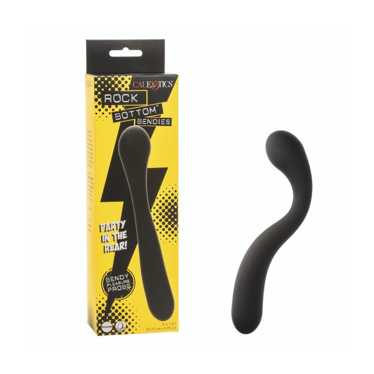 美國 CEN 變形雙頭按摩棒 ROCK BOTTOM BENDIES 任意角度隨心所欲 翻攪後庭精準打擊 雙頭龍 肛塞-規格圖1