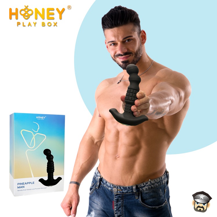 美國 HONEY PLAY BOX 鳳梨葛格 旋轉/震動 前列腺潮噴按摩器 PINEAPPLE MAN-細節圖7