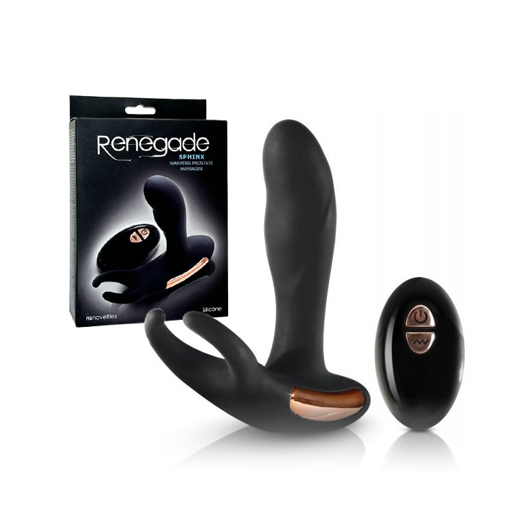 美國 NS NOVELTIES 斯芬克斯 激震/ 溫感前列腺按摩器 RENEGADE SPHINX MASSAGER-細節圖2