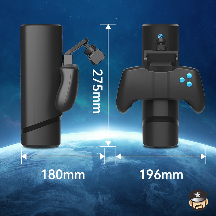 性愛遊戲盒子 遊戲把手造型自慰器 SEX-GAMEPAD MASTURBATOR 伸縮滑動+加熱 飛機杯-細節圖3