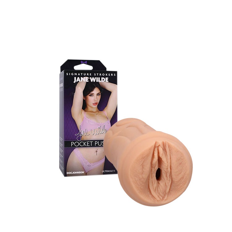 美國 DOC JOHNSON 口袋美陰 珍魏爾德自慰器 POCKET PUSSY JANE WILDE STROKER-細節圖2