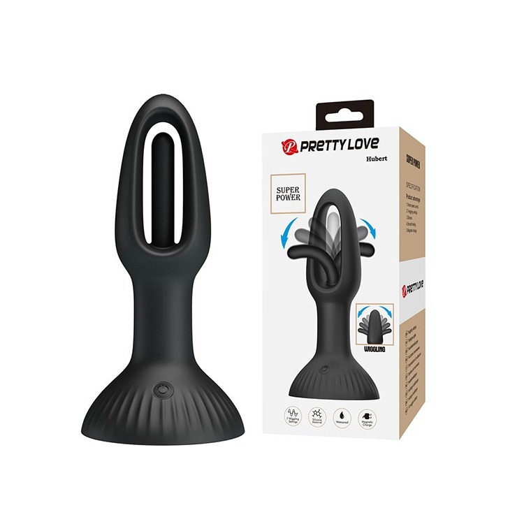 PRETTY LOVE 甩甩樂 震動按摩肛塞 SWISH TAPPING ANAL PLUG 享受蜜穴內拍打的刺激快感-細節圖2