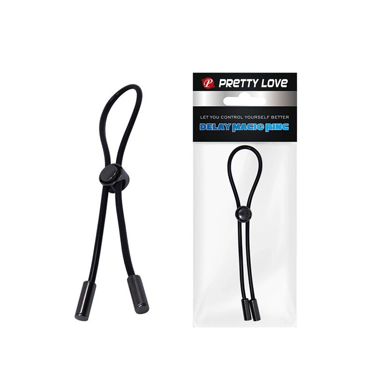 PRETTY LOVE 矽膠神鳥領帶 調節束口式陽具環 SILICONE COCK-TIE 能迅速穿脫 調整鬆緊不卡毛-細節圖2