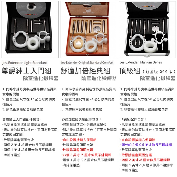 丹麥 JES-EXTENDER【四款】陰莖進化鍛鍊器 PENIS ENLARGEMENT-世界公認效果最佳品牌 物理鍛-細節圖5