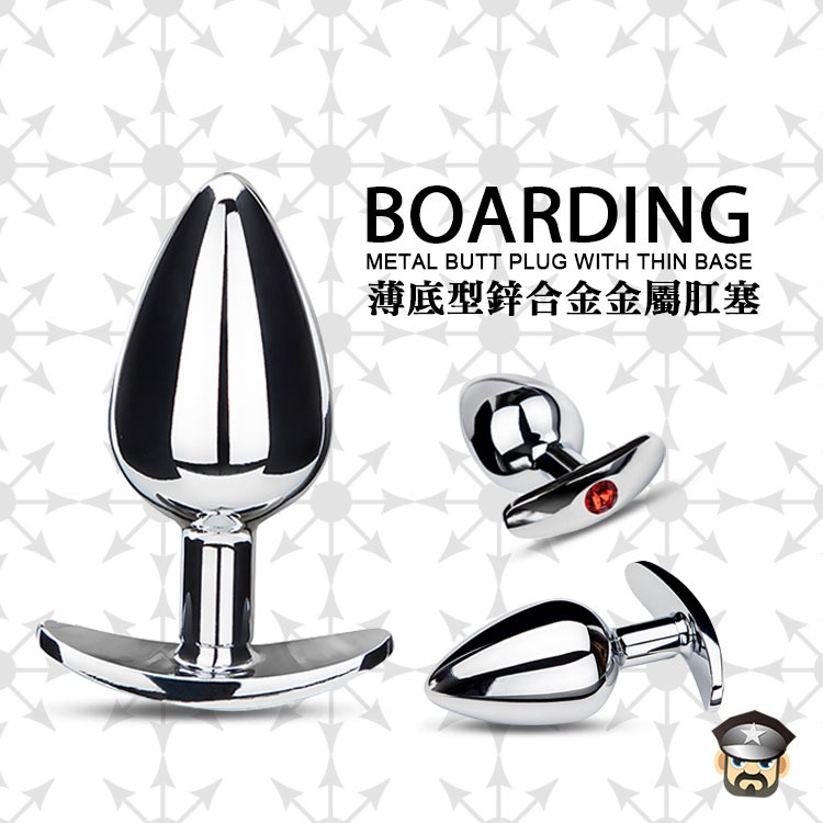 薄底型金屬肛塞 BOARDING METAL BUTT PLUG WITH THIN BASE 三個尺寸-細節圖8