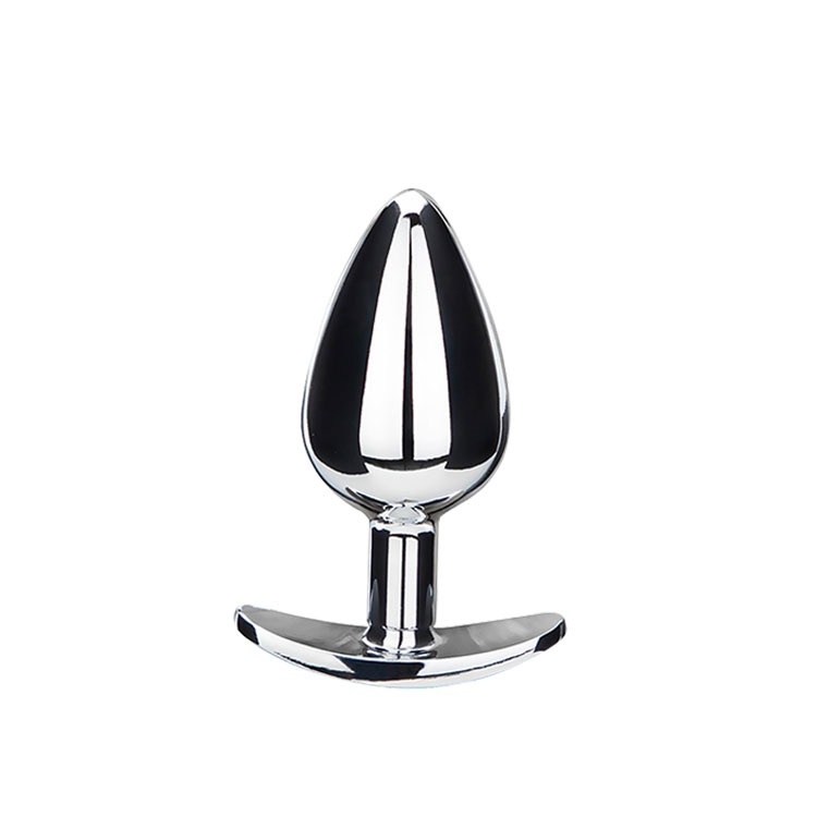 薄底型金屬肛塞 BOARDING METAL BUTT PLUG WITH THIN BASE 三個尺寸-規格圖1