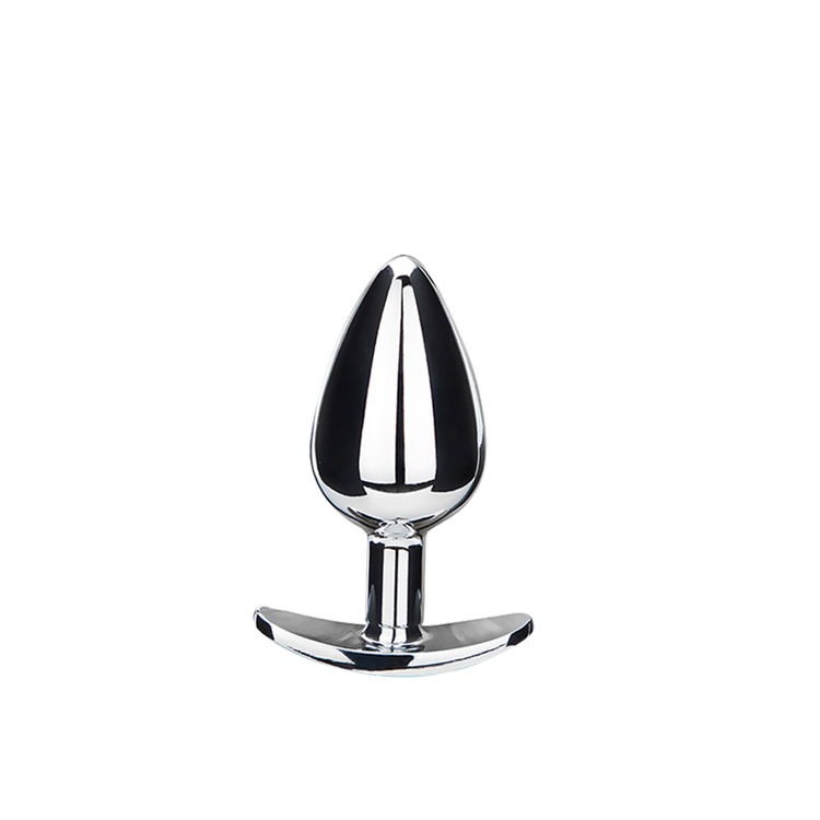 薄底型金屬肛塞 BOARDING METAL BUTT PLUG WITH THIN BASE 三個尺寸-規格圖2