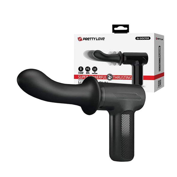 PRETTY LOVE 脈衝莖博士 超強5段震動按摩槍 DJ DOCTOR MASSAGER GUN體驗極速抽插 潮噴-細節圖2