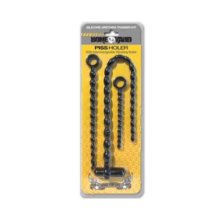 美國 Boneyard Toys 顫慄的尿道失禁的邊緣 矽膠震動馬眼棒組合 Piss Holer 馬眼棒 尿道探索棒-細節圖2