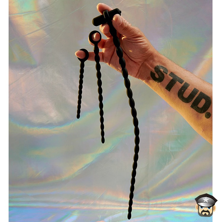 美國 Boneyard Toys 顫慄的尿道失禁的邊緣 矽膠震動馬眼棒組合 Piss Holer 馬眼棒 尿道探索棒-細節圖6