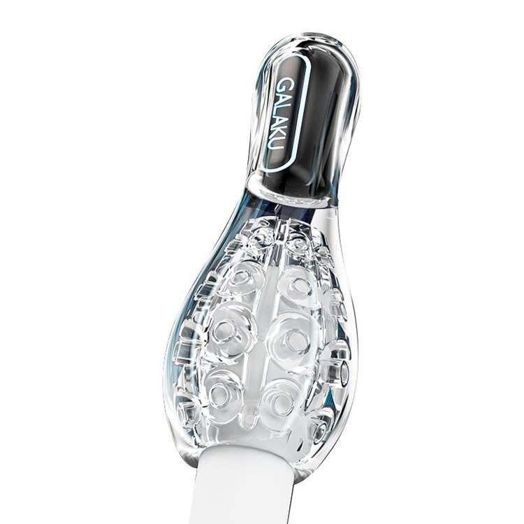 GALAKU 加樂谷 保齡球 龜頭責強震自慰套 KEEP YOUNG VIBRATING MASSTURBATOR-規格圖1