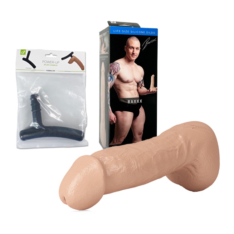 美國 FLESHJACK 貝克斯 7吋倒模擬真陽具 BAXXX 7＂ SILICONE DILDO 男優翻模陽具 GV-規格圖2