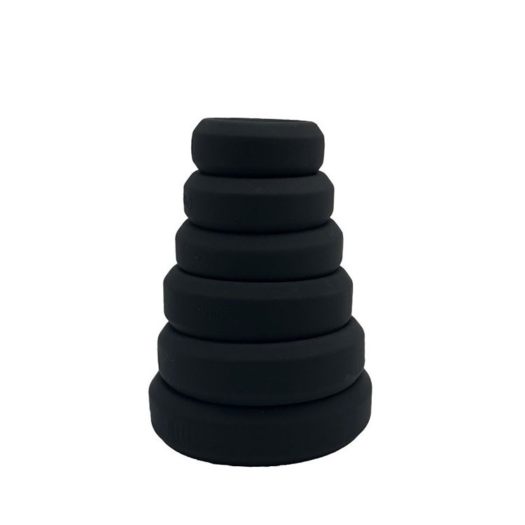 鉑金級 肥厚矽膠六環組 PLATINUM SILICONE COCK RING 六種尺寸一次滿足-規格圖1