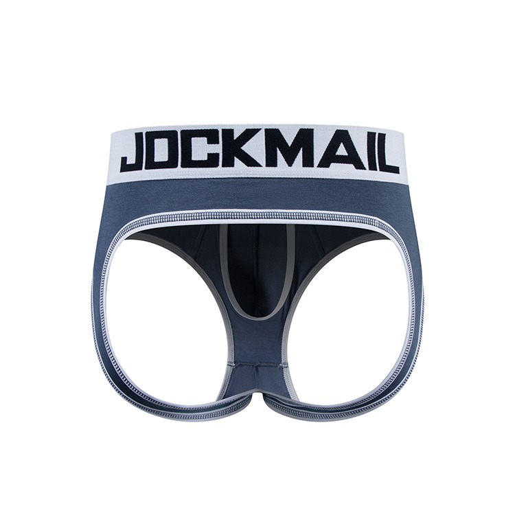 JOCKMAIL 解放莫代爾 舒適低腰囊袋後空提臀褲 JM338 PUNCH MODAL JOCK 立體囊袋提升視覺-細節圖5