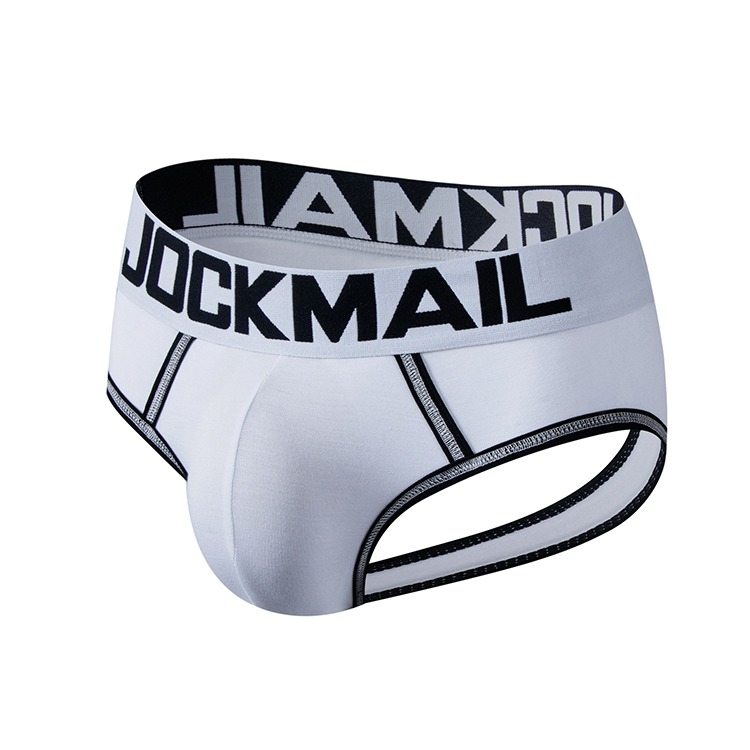 JOCKMAIL 解放莫代爾 舒適低腰囊袋後空提臀褲 JM338 PUNCH MODAL JOCK 立體囊袋提升視覺-細節圖8