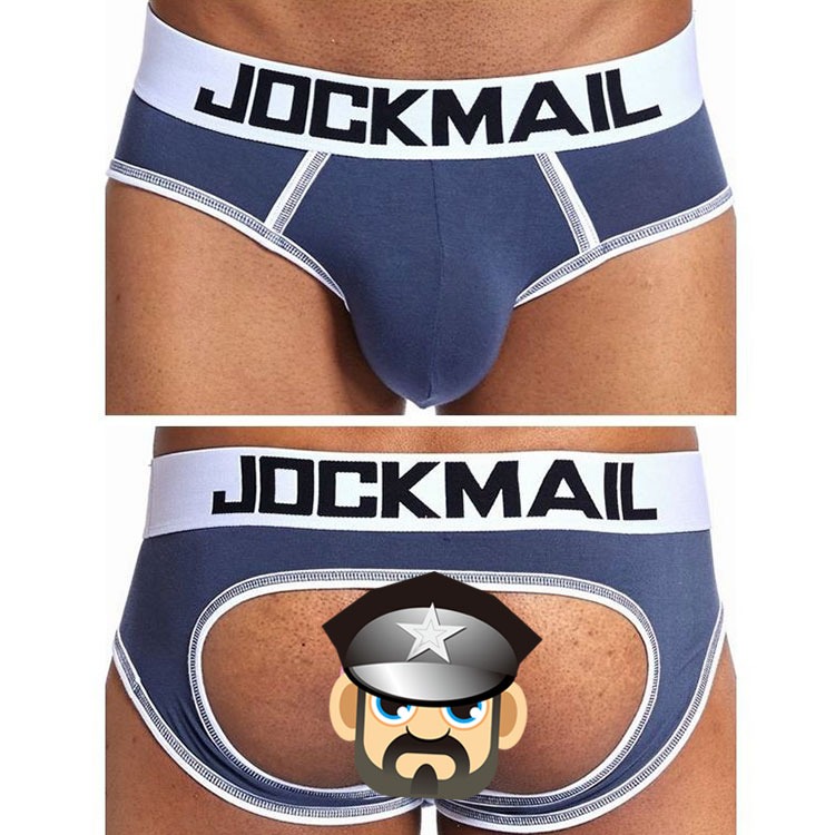 JOCKMAIL 解放莫代爾 舒適低腰囊袋後空提臀褲 JM338 PUNCH MODAL JOCK 立體囊袋提升視覺-細節圖9