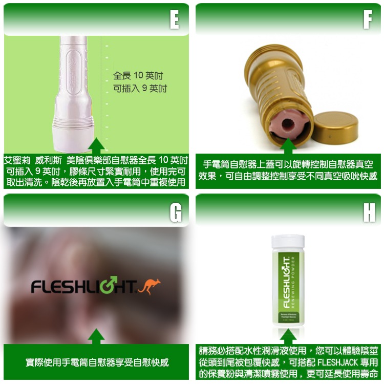 美國 FLESHLIGHT GIRLS 美陰俱樂部 艾蜜莉威利斯 美陰自慰器 EMILY WILLIS SQUIRT-細節圖4