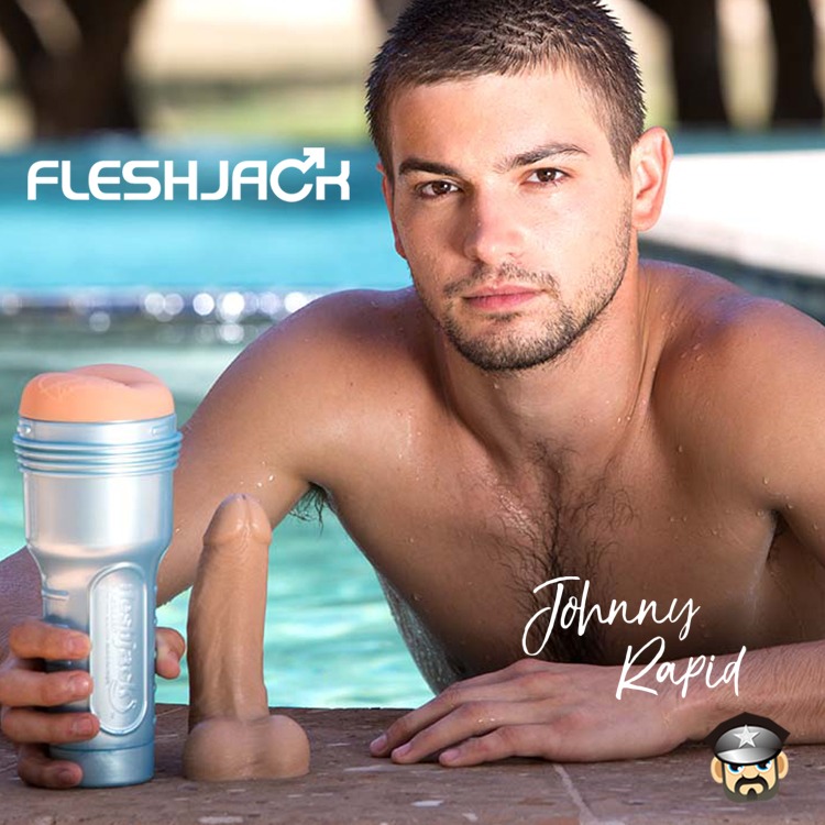 美國 FLESHJACK 強尼瑞皮德 7吋倒模擬真陽具 JOHNNY RAPID 7＂ SILICONE DILDO-細節圖4