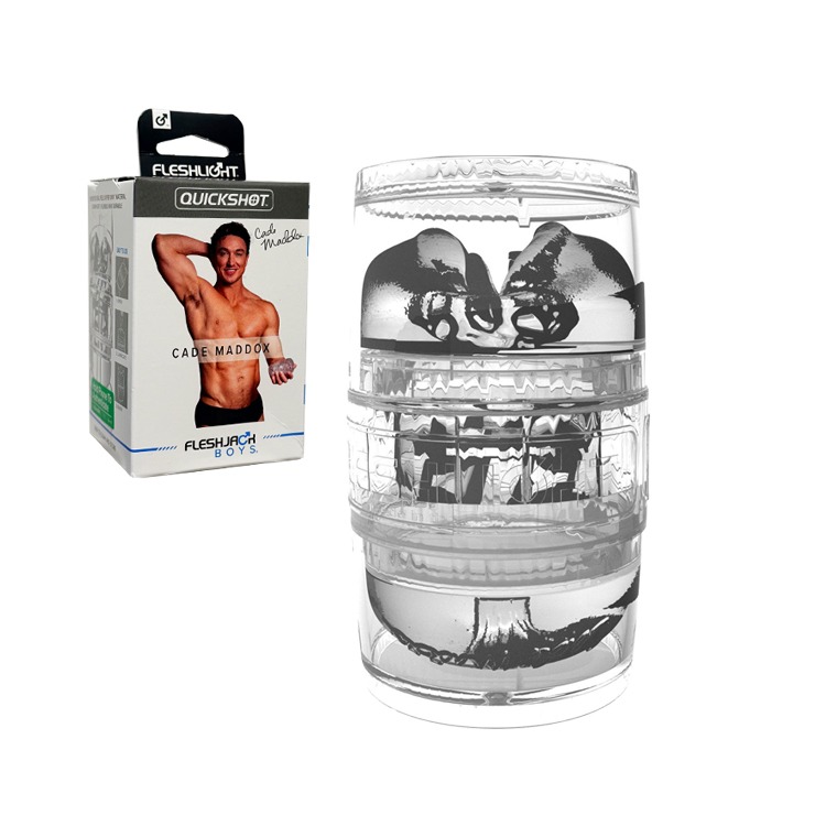 美國 FLESHJACK  潮玩風火輪 凱德馬多克斯 豐唇翹臀自慰器 QUICKSHOT CADE MADDOX-規格圖1
