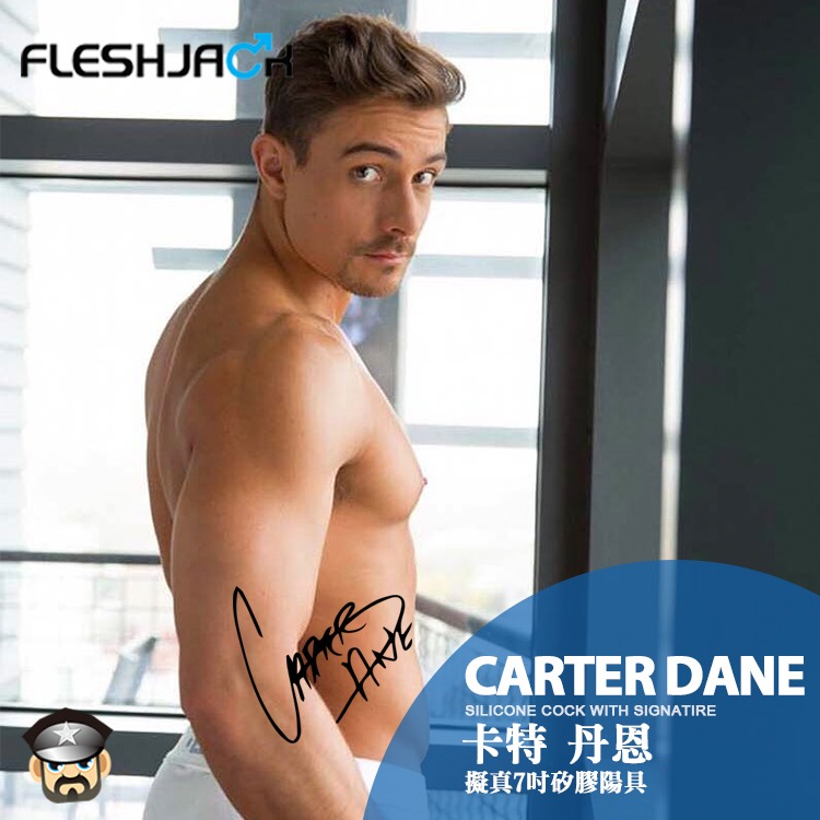美國 FLESHJACK 卡特丹恩 7吋倒模擬真陽具 CARTER DANE 7＂ SILICONE DILDO 翻模-細節圖8