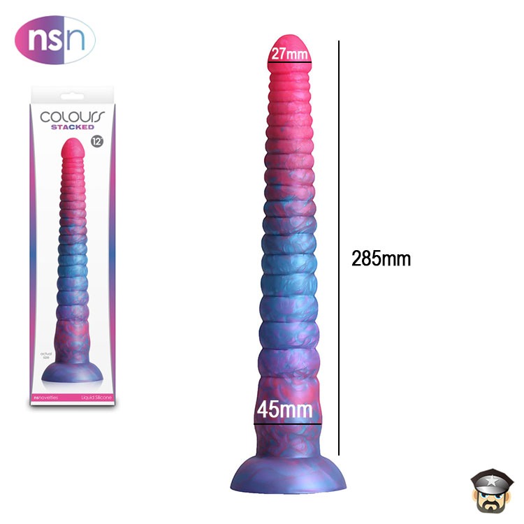 美國 NS NOVELTIES 炫彩疊疊樂 液態矽膠肛塞 COLOURS STACKED ANAL PLUG 初階進階-細節圖9
